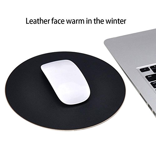 niceEshop(TM) 220x220mm Circular Gaming Aluminium Metall Mauspad mit Wasserdichte Anti Rutsch Gummi Basis und Mattiert Oberfläche Mauspad für Apple MackBook, Rosegold - 8