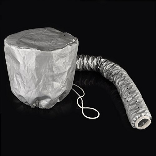 Professional Silver Portable Dryer Hood Bonnet Attachment Hair Salon Home Tool