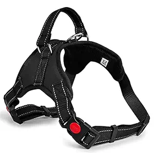 WapaW Cats Dog Harness No Pull with Handle, Reflective Adjustable Vest Harness for Puppy Dog & Cats [Small Dogs] (Medium)