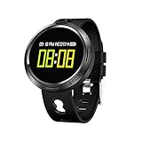 UTHDELD Smartwatch Sport Smart Watch BANGWEI Frauen Männer Wasserdichte LED Farbbildschirm Herzfrequenz Blutdruck Pedometer Bluetooth Smart Armband + Box, die Farbe