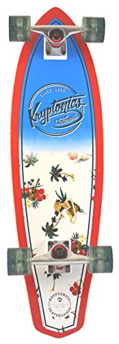 Kryptonic Retro Kryptonic Maui Pattern Longskate Kryptonic, Bianco