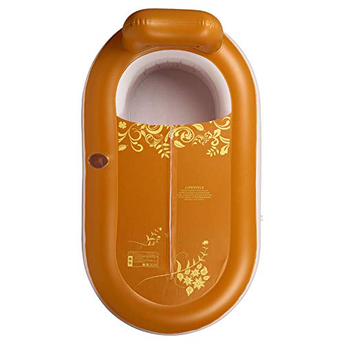 Preisvergleich Produktbild Badewannen für Babys,Kinderbadewanne Aufblasbare Erwachsenenbadewanne Verdickte Faltbadewanne Haushaltsisolierung@Grün_150 * 80 * 70