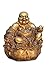 Produktbild Asien Lifestyle dicker lachender Buddha, Figur Bronze, China Lucky Budda, Statue