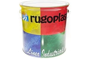 Rugoplast - Pintura esmalte sintético industrial económico ( hierro, madera etc. ) , Verde Carruaje Brillo