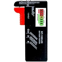 Nartel® LED Digital Battery Tester Battery Checker Multi Size for AA AAA C D 9V 1.5V Button Cell Batteries (Requires No Batte