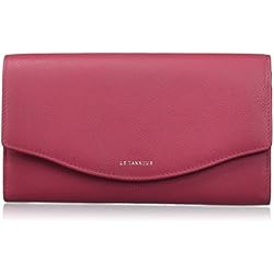 Le Tanneur - Valentine anti RFID TTZ3601 - Portefeuille - Femme - Rose (Fushia) - 2x10x19 cm (W x H x L)