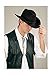 Westernhut Chuck 100% Wool Felt -  black - Small