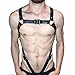 Produktbild Sexy Dessous Für Männer,Punk Body Bondage Pu Leder Männlichen Hosenträger Sexy Schultergurt Kostüm Mit Schnalle Für Herrenbekleidung Gürtel, Einstellbare Größe