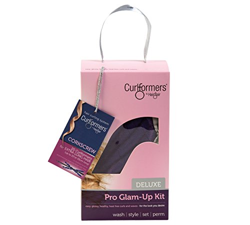 Curlformers Deluxe Range Glam up Kit Corkscrew Curls for Extra Long Hair