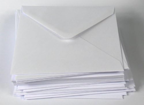 Envelopes, White Matt Diamond Flap (130x130mm) - Pk50