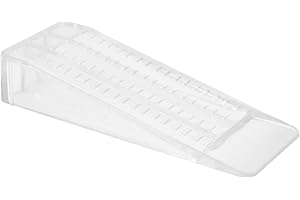 WAGNER DESIGN YOURSELF WAGNER Butoir de porte STANDARD TRANSPARENTE - 80 x 30 x 15 mm, cale de porte à glisser sous la porte, butoir en plastique de haute qualité - 15690501