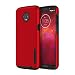 Produktbild Incipio DualPro Case für Motorola Moto Z3 Play - von Motorola zertifizierte Schutzhülle (rot/schwarz) [Extrem robust I Stoßabsorbierend I Soft-Touch Beschichtung I Hybrid] - MT-454-RBK