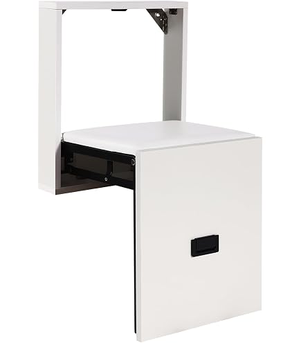Schuhwechselhocker Mit PVC Sitzkissen, An Der Wand  Produktbild-Vorschau 12