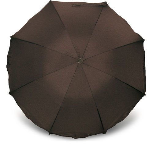 Sonnenschirm für Kinderwagen mit UV Schutz 50+ Mocca von Heitmann Ø 80 cm
