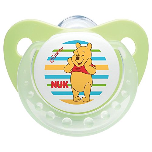 NUK Winnie the Pooh size 1 Silicone Soother - 2 pack (0-6 months)