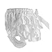 Baby Girl Satin Bowknot Bloomers Diaper Cover Panties for 0-6 Months S (White)