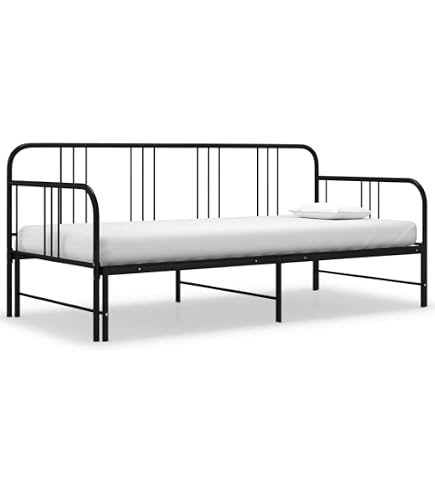 Canapé-Lit Banquette 90x190 Cm – Cadre Métallique Avec Espace De Rangement
