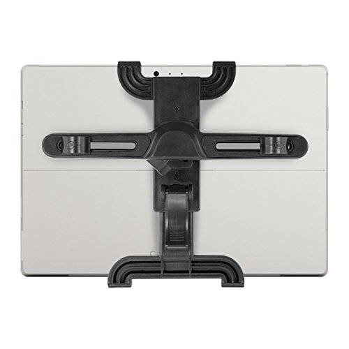 kwmobile Tablet Kopfstützenhalterung für Microsoft Surface 3 Schwarz – Auto KFZ Kopfstütze Tablethalterung - 2