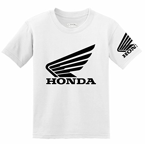 Preisvergleich Produktbild Honda Goldwing Logo with Sleeve T-Shirt, Large White