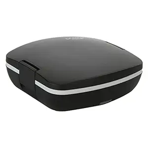 Jaypee Plus Power Meal SS ECLB01042016SSB 0.6-Litre Electric Lunch Box with Steel Containers (Black)