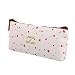 Imported Country Style Flower Cosmetic Makeup Bag Organic Cotton Bag White RS.170.00