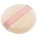 sourcingmap® FOREVER YUNG Women Facial Cosmetic Tool Round Light Pink Sponge Powder Puff