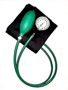 VMC Aneroid Sphygmomanometer/Blood Pressure Monitor (Olive Green, Plastic Dial)