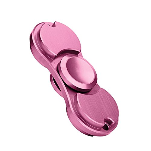 Glowing Hand Spinner,Omiky Double Fidget Spinner Finger Toy for ADD ADHD Anxiety Autism Suffers (Green) (Pink) Glowing Hand Spinner,Omiky Double Fidget Spinner Finger Toy for ADD ADHD Anxiety Autism Suffers (Green) (Pink)