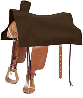 The Colorado Saddlery 14-183BR Basic Western Saddle Cover, Brown