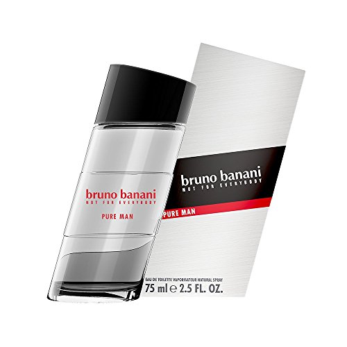 bruno banani Pure Man Eau de Toilette Natural Spray, 1er Pack (1 x 75 ml)