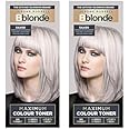Jerome Russell Bblonde Maximum Colour Silver Toner - Non Permanent Hair Toner for Pre Lightened & Naturally Blonde Hair, Silver Hair Dye with No Ammonia or Peroxide, Lasts up to 8 Washes, 75ml