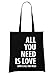 Produktbild All you Need is Love Bag Black