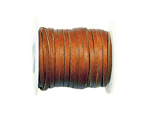 Magic and Arts Lederband Hirschleder 3mm hellbraun - 2