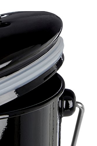 Premier Housewares Komposteimer mit Tragegriff, Schwarz - 6