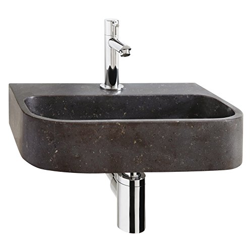 Differnz 38.015.01 - Pequeño Oval Lavarse las manos de piedra azul