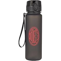 Coperta Ufficiale AC Milan - Morbida, Logo Stampato, 150x210 Cm, Nero E Rosso - Foto 5