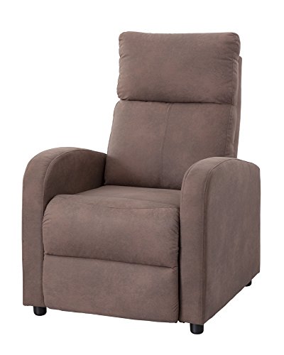 VIVACE Harley Sillón, Madera, Chocolate, 79 x 74 x 104 cm