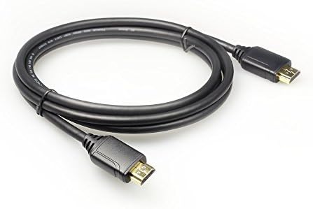 HDMI 2.0 Cable 4K60Hz HDR 6ft(2M) Certificated by Premium HDMI Alliance Official, High Speed 18Gbps, Pro Golden Connector, Ethernet Channel / Audio Return(ARC), CEC, 3D, Ultra HD, Male to Male HDMI lead, 30AWG, Black