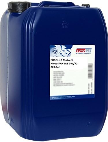 Eurolub MOTOR VO SAE 0W-30 Engine Oil, 20 Liters