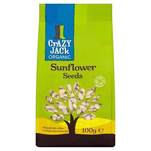 Preisvergleich Produktbild Crazy Jack Bio Sonnenblumenkerne 100 G (Packung mit 2)