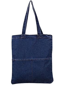 Espeedy Neue Art- und Weisefrauen Kurier-Beutel-Handtaschen-Denim-Jeans-Dame-Schulter-Beutel-Kupplungen Diagonal...