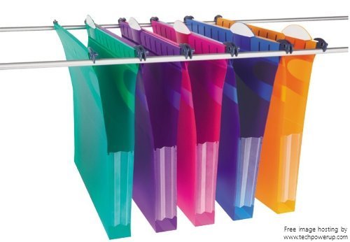 3XRexel 274416 Foolscap Multifile Extra Suspension Files, 30 mm - Assorted Colours, Pack of 12