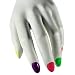 Red UV Fluorescent Powder 15 grams, UV Reactive Powder for Nail Polish, Arts and Crafts Slice of the Moon