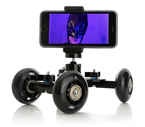 Arktis Wolffilms iPhone 8 & iPhone 8 Plus X 7 & 7 Plus & iPhone 6s 6 & Plus 5s 5 4 4s SE CAMROVER DSLR Dolly Slider Mini Kamerawagen