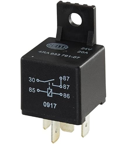 Centrale Clignotante HELLA 24V 11 Pôles - Électronique Avec Support - Pour Montage En Saillie - Haute Fiabilité