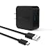Tronsmart WC1Q [Qualcomm Certified] Tronsmart Quick Charge 2.0 18W Home Wall Travel USB Charger for Apple IPhone 6/Apple IPhone 6 Plus/Galaxy S6 Edge Plus/S6,Note 5,Note 4/Nexus 6/ Sony Xperia Z4,Z3/ HTC One M9,One M8/ Asus Zenfone 2/ZTE Axon Pro (Included 20AWG Micro USB Cord Cable) RS.930.00