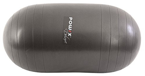 Therapie-Rolle Physioroll Physio Rolle 100 x 50 cm Anthrazit Oval Faszien-Training Peanut Ball Gymnastikball - 3