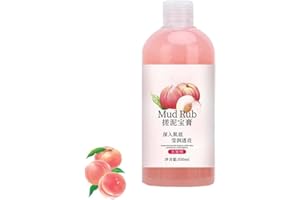 ZUICC Ginbi Mud Rub, Rubbing Mud For Skin, Ginbi Mud Scrub, Rubbing Mud Gel, 2023 Best Mud Rubbing Artifact, 350ml Rubbing Mud Gel, Deeply Exfoliating, Removing Dead Skin and Dirt Body Wash (Pink)