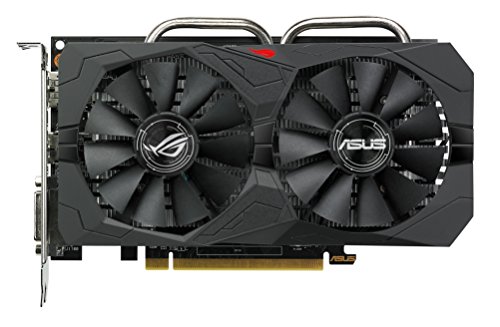 ASUS ROG-STRIX-RX560-4G-GAMING Radeon RX 560 4GB GDDR5 - Tarjeta gr  fica  AMD  Radeon RX 560  5120 x 2880 Pixeles  1275 MHz  1285 MHz  4 GB 