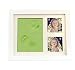 BXT Double Baby Toddler Handprints Footprints Frame Casting Impression Kit with Delicate Baby Photo Frame Set Baby Gift